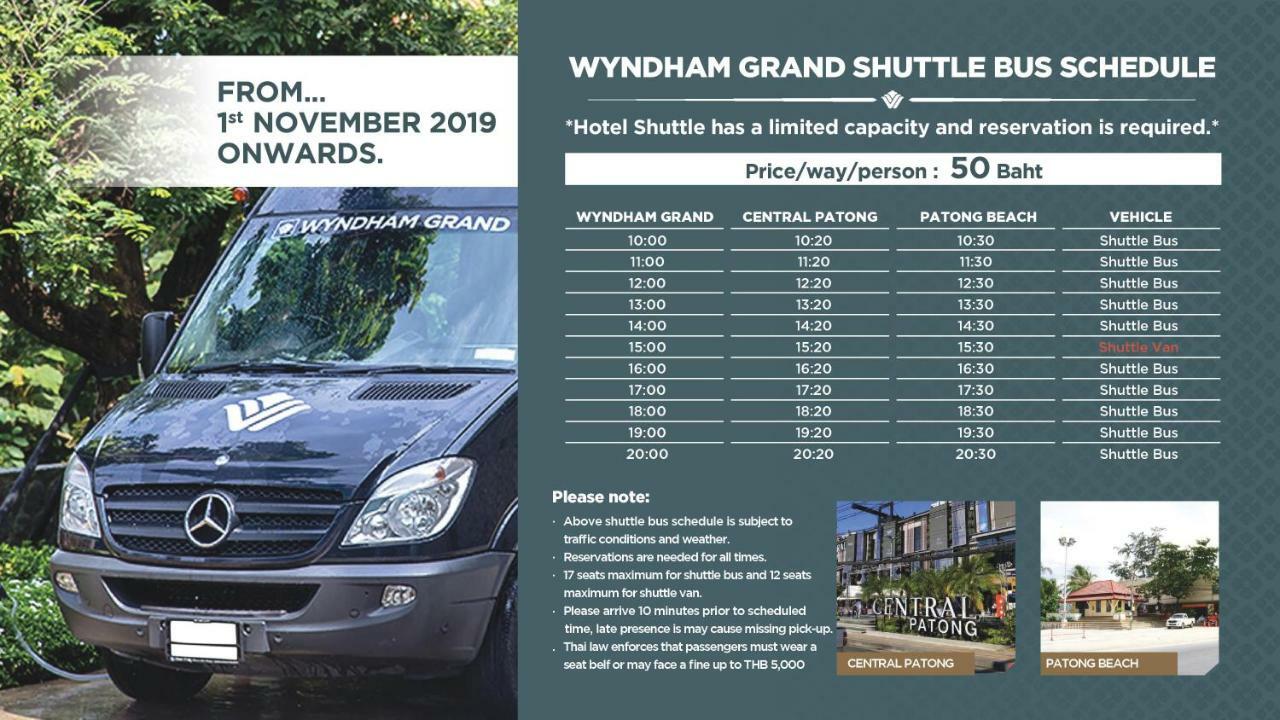 ホテル ウィンダム グランド プーケット カリム ベイ パトン エクステリア 写真 Wynn shuttle bus schedule